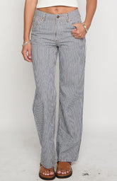 Lioness Top Model Navy Stripe Jean