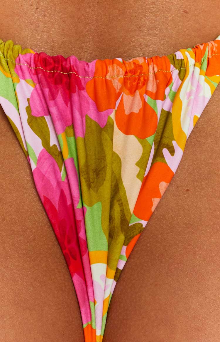 9.0 Swim Quinne Floral Print Bikini Bottom