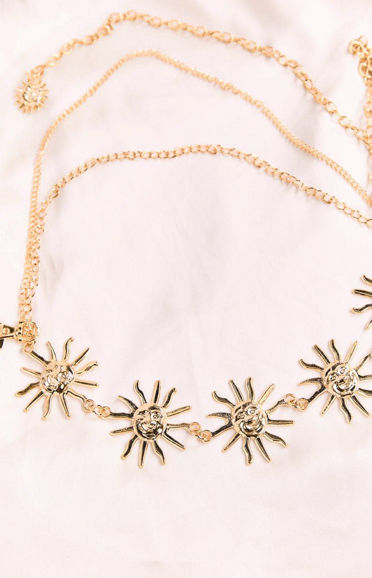 Gold Multi Chain Star Belt (FREE over $180)